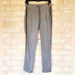 XCVI Ribbon Stripe Drawstring Waistband Straight Leg Pant, Size XSmall, NWOT